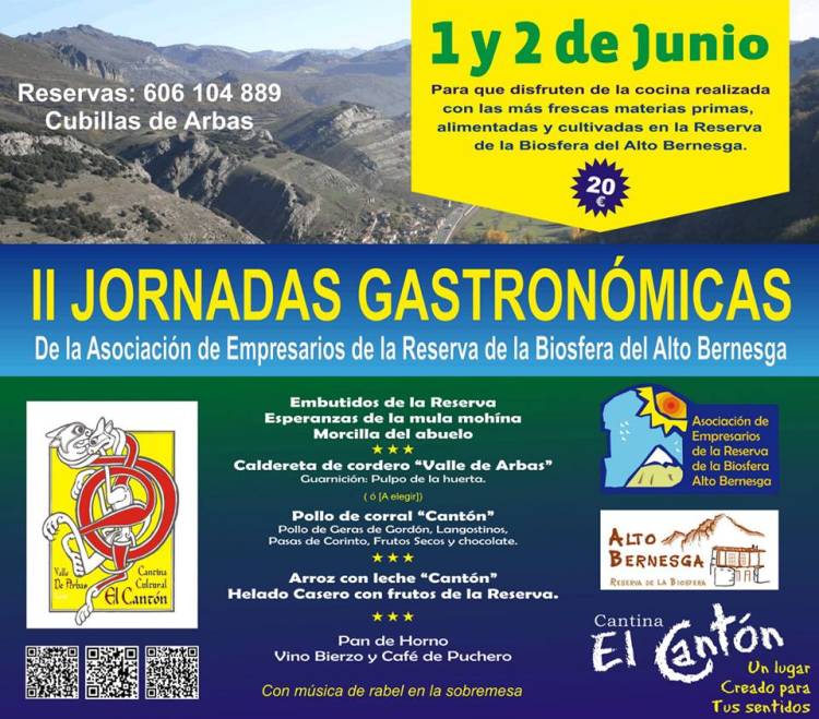 Segundas Jornadas gastronómicas del Alto Bernesga 2