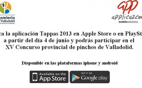 Disponible ya la app para el XV concurso de pinchos de Valladolid 1