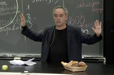 Conferencia de Ferran Adrià en Harvard 1