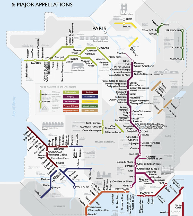Las regiones vinícolas de Francia 1
