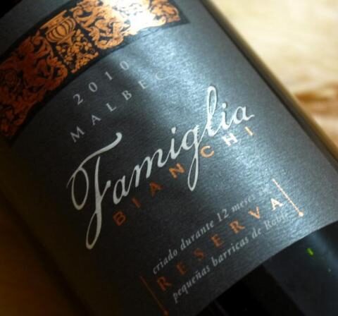 El Malbec argentino Famiglia Bianchi Reserva premiado como el mejor vino tinto del mundo 2