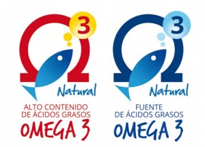 Logotipos para identificar los productos ricos en Omega 3