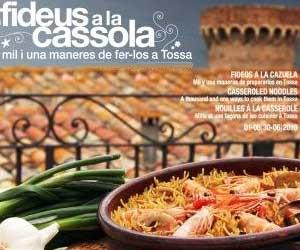 5ª edición de la campaña gastronómica de los Fideos a la Cazuela de Tossa de Mar 1