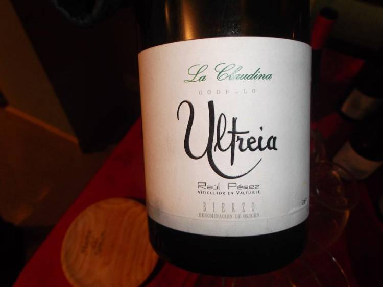 Cata de los vinos del proyecto Ultreia de Raúl Pérez en el Sexto Sentido 9