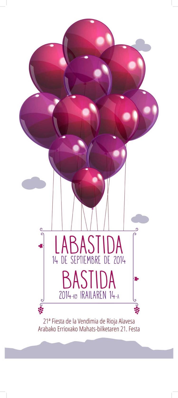 Ya tenemos cartel de la Fiesta de la Vendimia de Rioja Alavesa