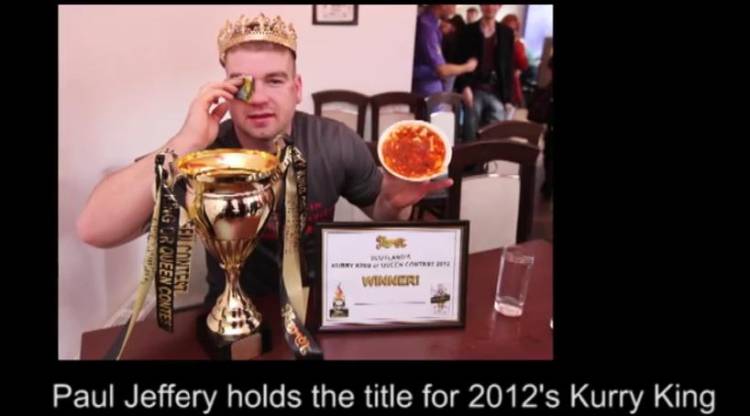 Concurso: comer los cinco curries más picantes del mundo 1