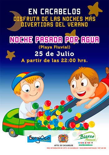 'Noche pasada por agua' en Cacabelos (Fiesta Infantil) 1