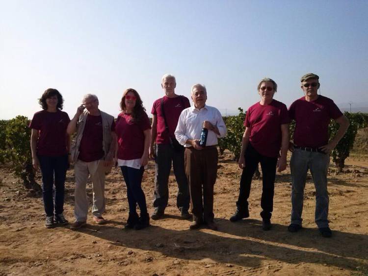 Solar de Urbezo realiza la vendimia seleccionada 2014 de la variedad garnacha con la participación de cuatro expertos de nacionalidad nórdica 2