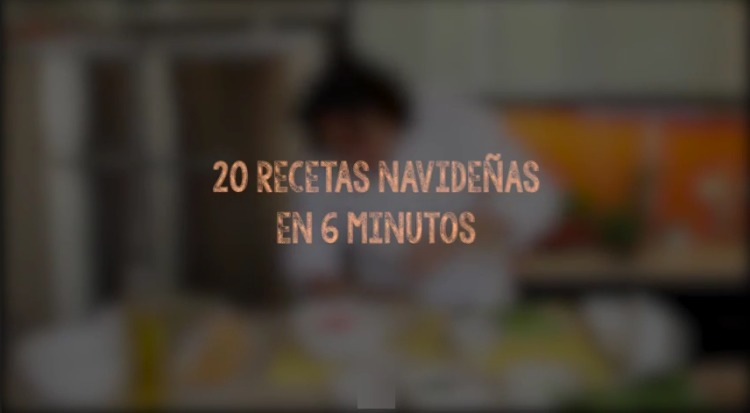 20 recetas navideñas en 6 minutos de Gastón Acurio en vídeo