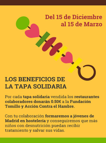 Tapa Solidaria de Madrid 1