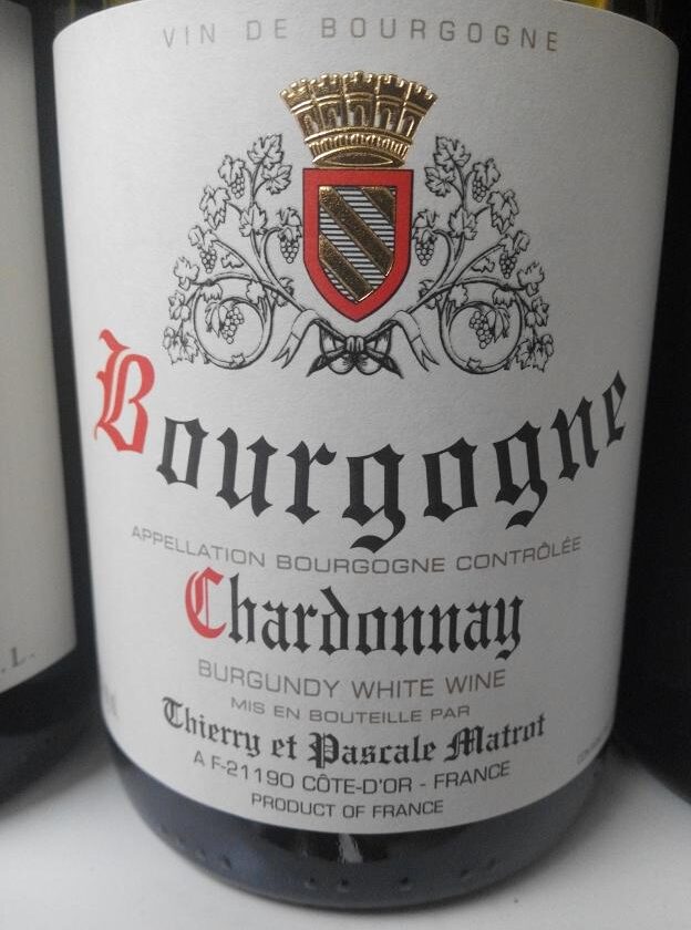 Domaine Thierry et Pascale Matrot Bourgogne Chardonnay 1