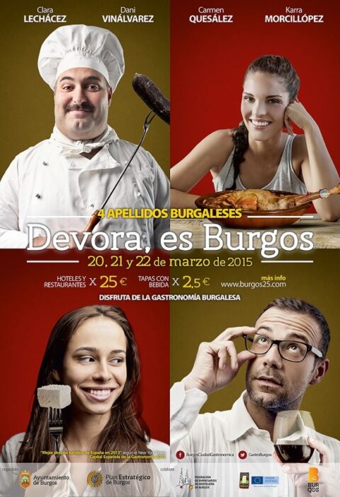 'Devora, es Burgos', fin de semana gastronómico para marzo 1