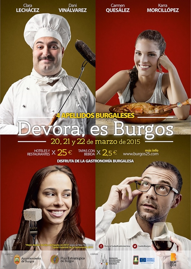 ‘Devora, es Burgos’, fin de semana gastronómico para marzo