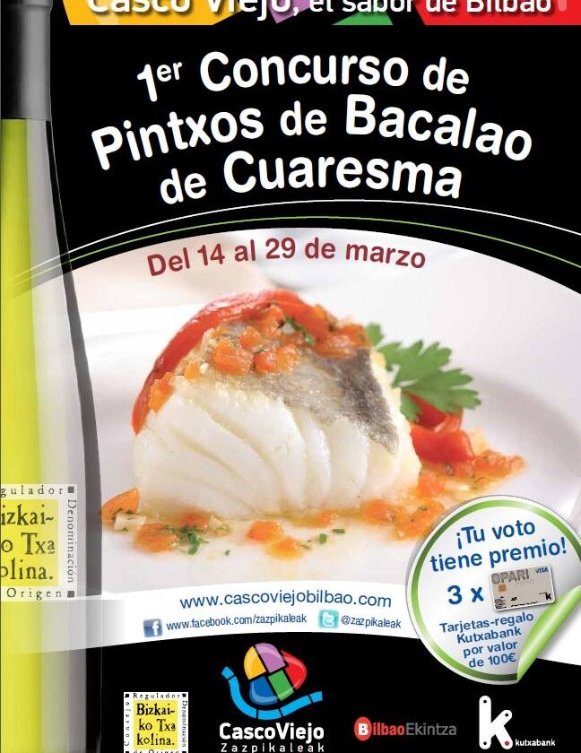 I Concurso de Pintxos de Bacalao de Cuaresma en Bilbao 1