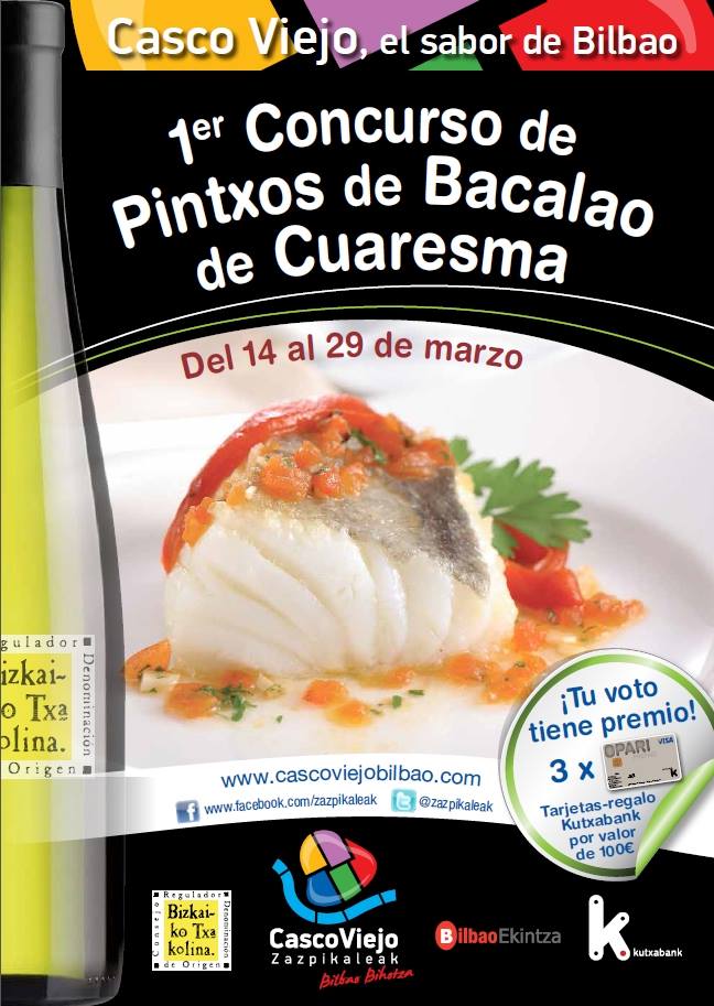 I Concurso de Pintxos de Bacalao de Cuaresma en Bilbao 1