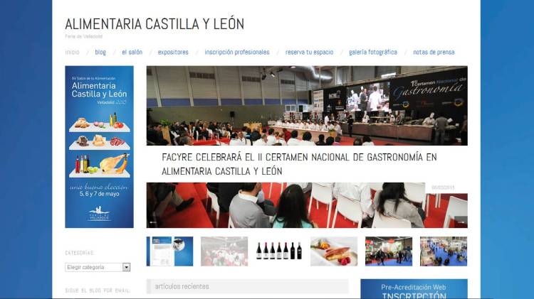 La Feria de Valladolid celebrará la XV edición de Alimentaria Castilla y León en mayo