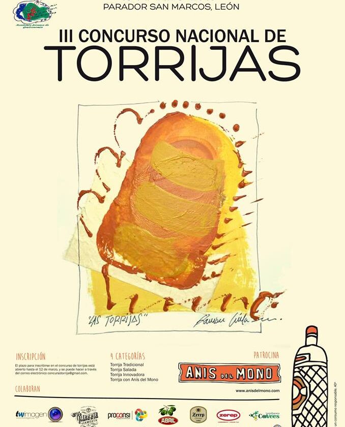 Ya tenemos cartel para el III Concurso Nacional de Torrijas en León 1