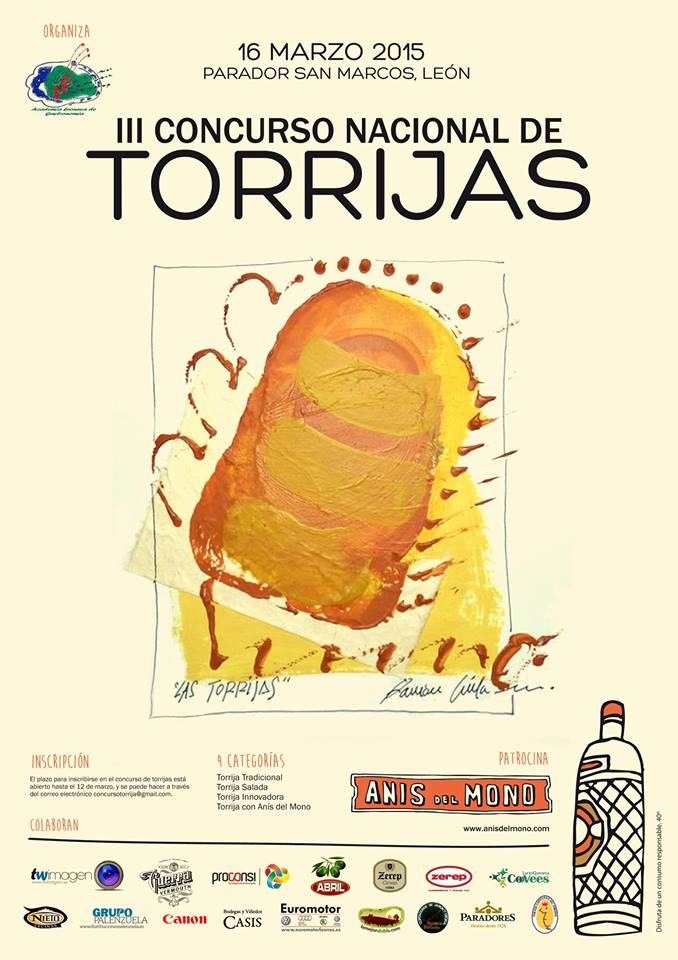 Ya tenemos cartel para el III Concurso Nacional de Torrijas en León 1