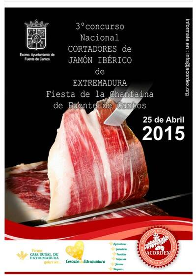 3º Concurso Nacional de Cortadores de Jamón Ibérico de Extremadura - Fiesta de la Chanfaina de Fuente de Cantos 1