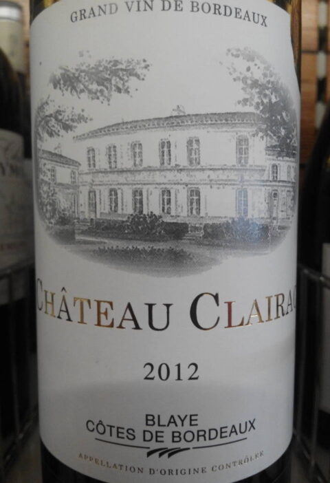Château Clairac Blaye Côtes De Bordeaux 2012 1