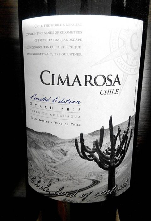 Cimarosa Syrah Limited Edition 2012 1