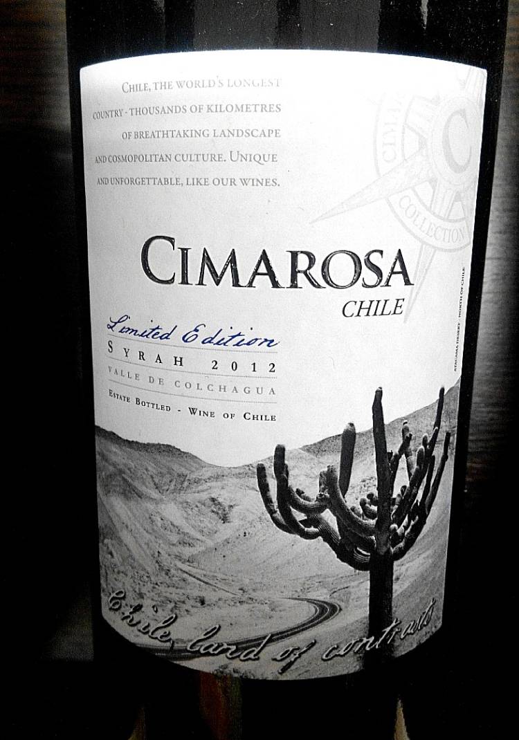 Cimarosa Syrah Limited Edition 2012