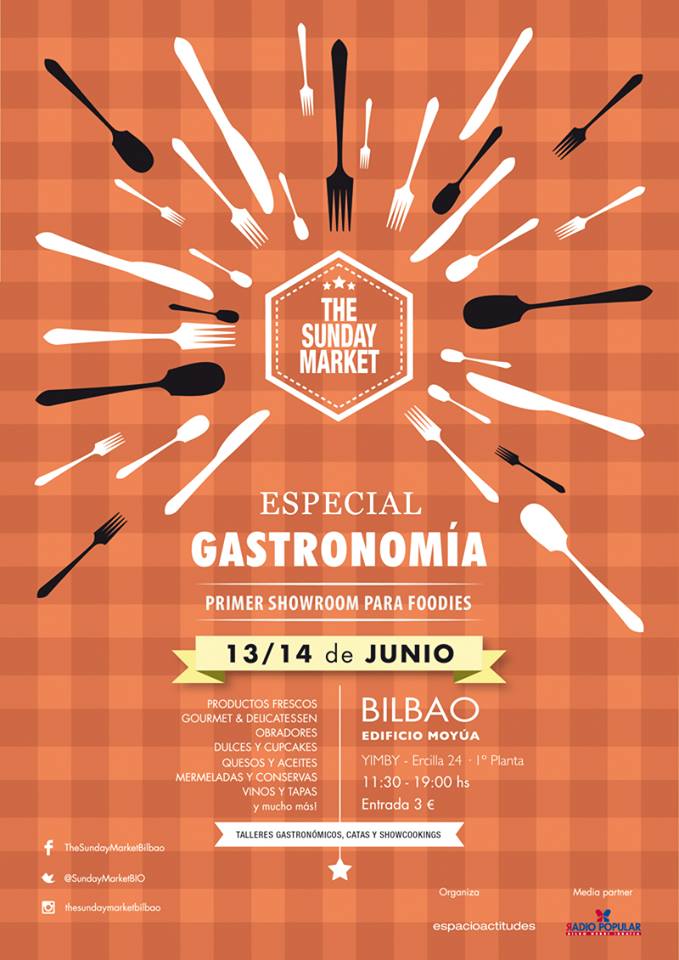 2ª edición del The Sunday Market Especial Gastronomía en Bilbao
