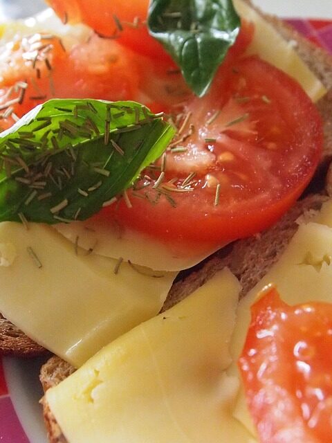 Sandwich de queso y tomate especiado 1