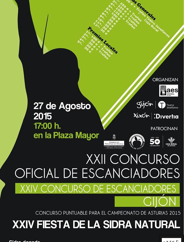 XXIV Concurso de Escanciadores de Gijón 1