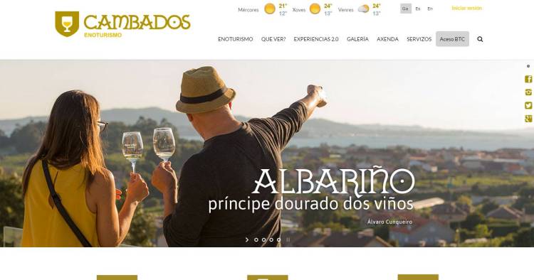 El Museo del Vino de Cambados acoge la presentación de la web de enoturismo de esta localidad 1