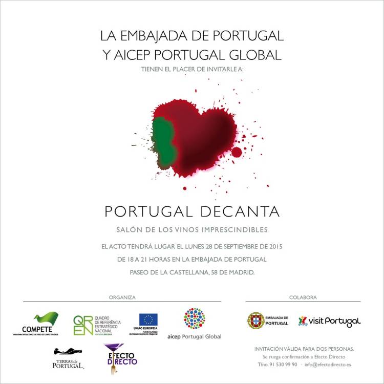 Portugal Decanta, muestra de vinos imprescindibles de Portugal
