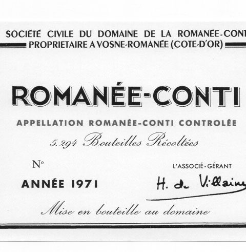 Añadas clásicas de Henri Jayer y Romanée-Conti 1971 los vinos más falsificados del mundo 1