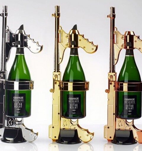 Champagne 'Machine Gun', la metralleta que dispara champagne (vídeo ilustrativo) 1