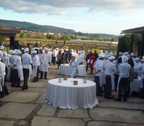 Showcooking del Grupo Nove maridado con vinos de Rías Baixas para la visita de los alumnos del Basque Culinary Center 4