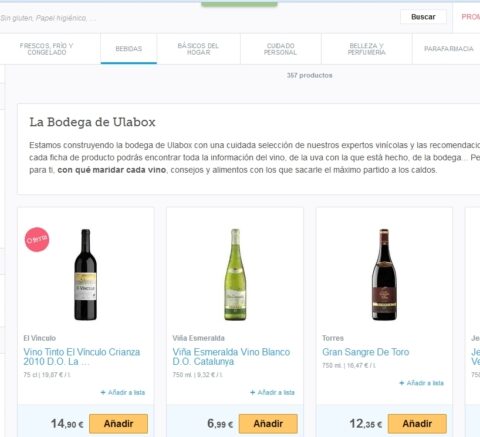La Bodega de Ulabox, startup española, sale al mercado online con más de 300 vinos y como un 'antisuper' 1