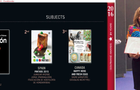 El libro 'Pintxos 2015' subcampeón en los premios mundiales 1