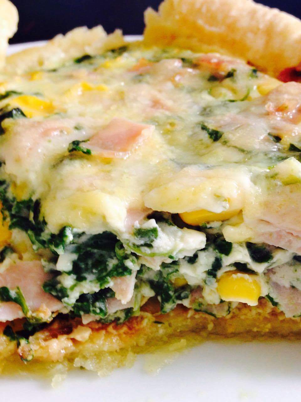 Quiché de espinacas 2