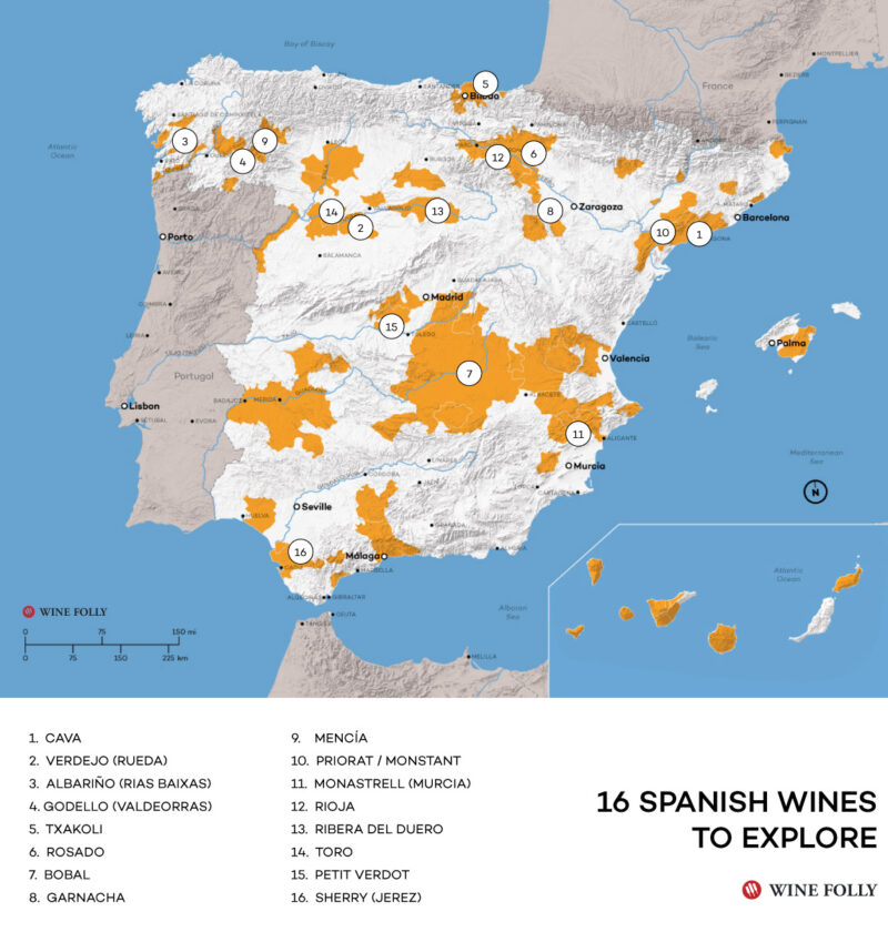 16 Vinos españoles a explorar según WineFolly 1