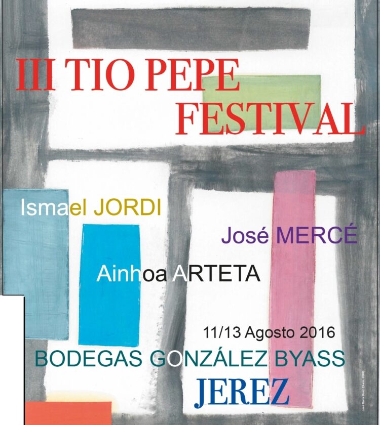 3 Artistas españoles de renombre internacional para el III Tío Pepe Festival 2