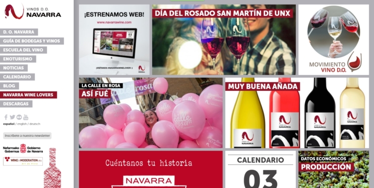 La D.O. Navarra estrena nueva web