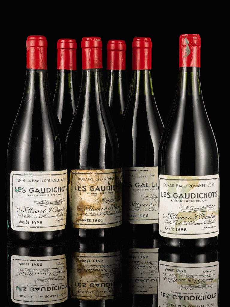 Seis botellas de Vosne-Romanée ‘Les Gaudichots’ de 1926 vendidas por 62.000 euros 1