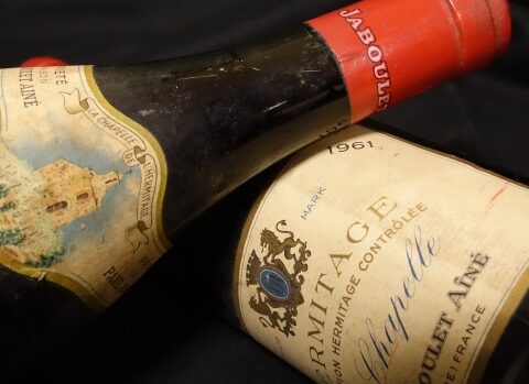 Hermitage La Chapelle 1961 la botella más cara vendida en subasta online por iDealwine en lo que va de año 1