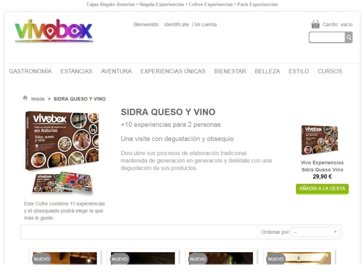 La empresa asturiana Vivobox añade experiencias gastronómicas a sus más de 300 turísticas en Asturias 1