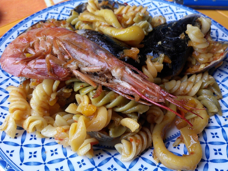 Pasta con mariscos 1
