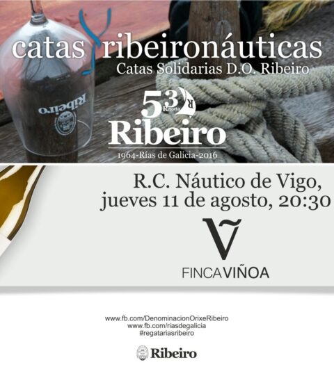 Cata Solidaria Ribeironáutica de Finca Viñoa hoy en el Club Náutico de Vigo 1