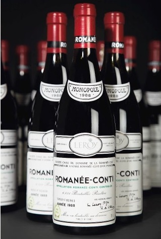 12 Botellas de Domaine de la Romanée-Conti 1988 alcanzan los 174.000 dólares 1