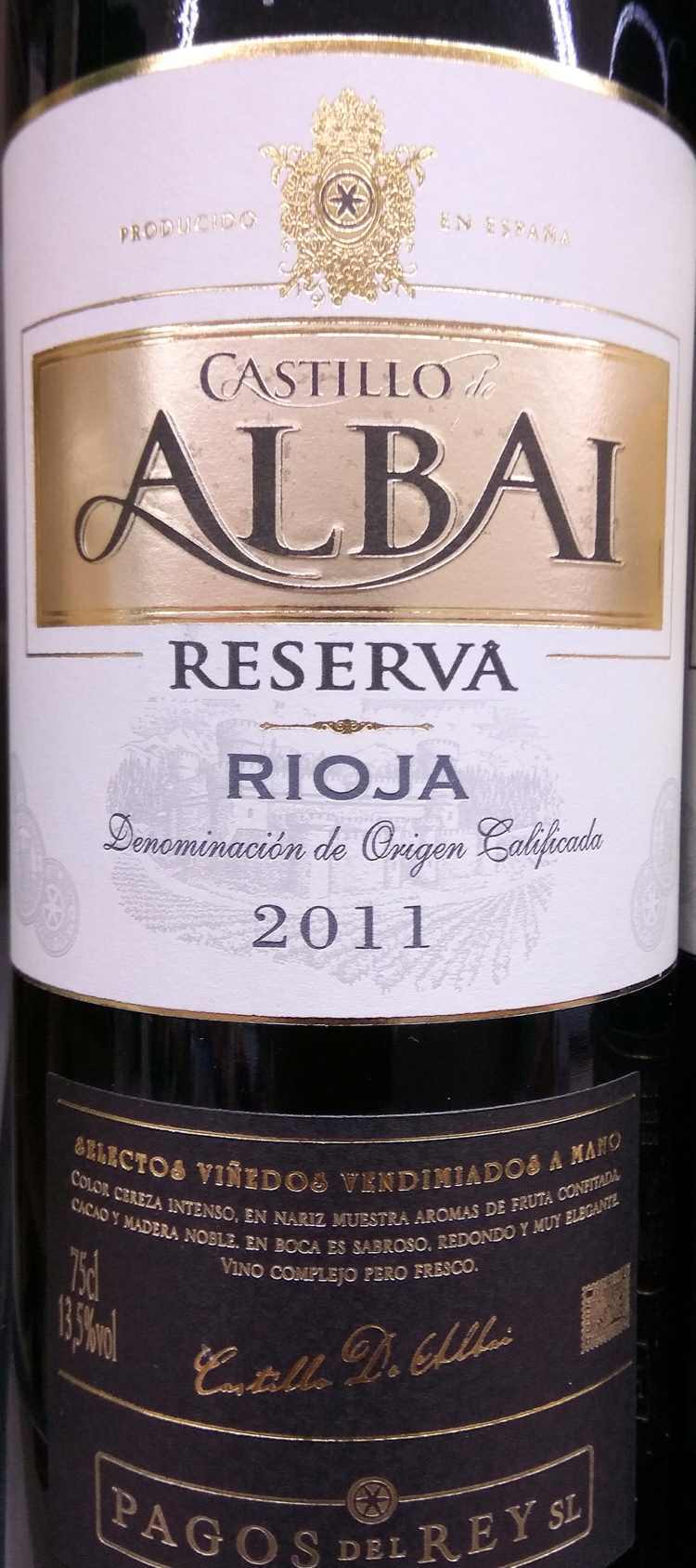 Catamos Castillo de Albai Reserva 2011 1