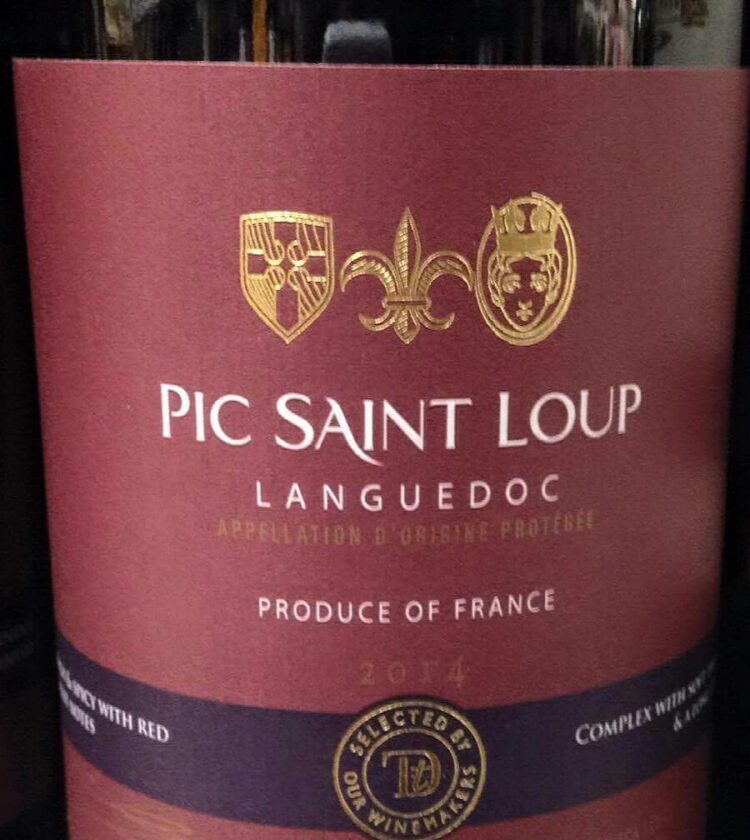 Catamos Pic Saint Loup Languedoc 2014 Sainsbury's Taste The Difference 1