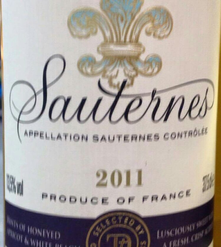 Catamos Sauternes Taste the Difference 2011 1