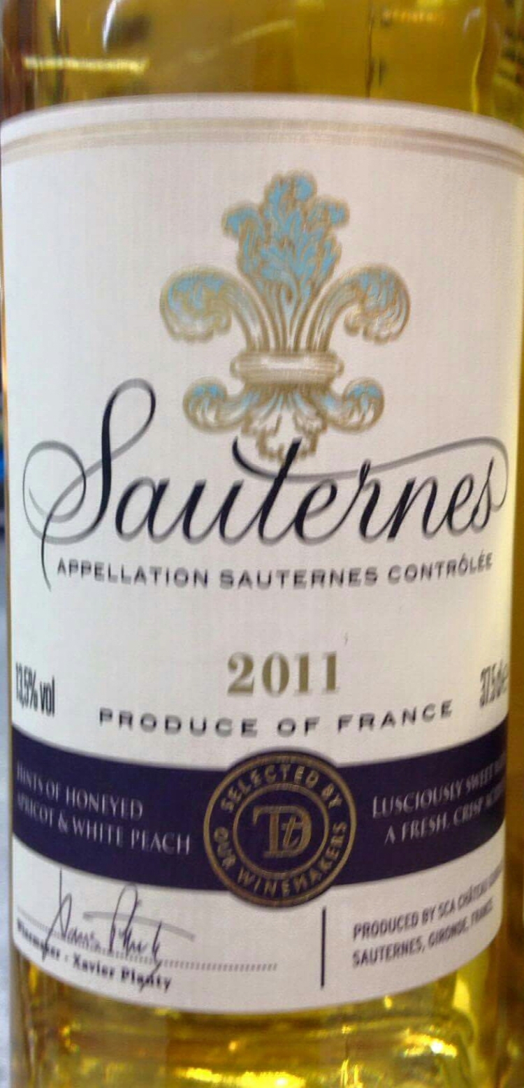 Catamos Sauternes Taste the Difference 2011 1